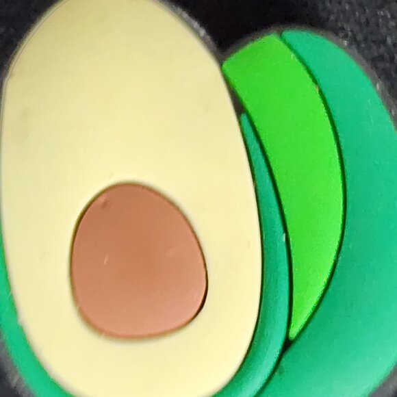 Asst. 4pc Avocado Birthday Queen and Two Soccer Ball and Net Croc Shoe Charms - Picture 10 of 16